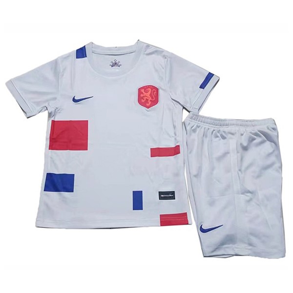 Camiseta Países Bajos Replica Segunda Ropa Niño 2022/23